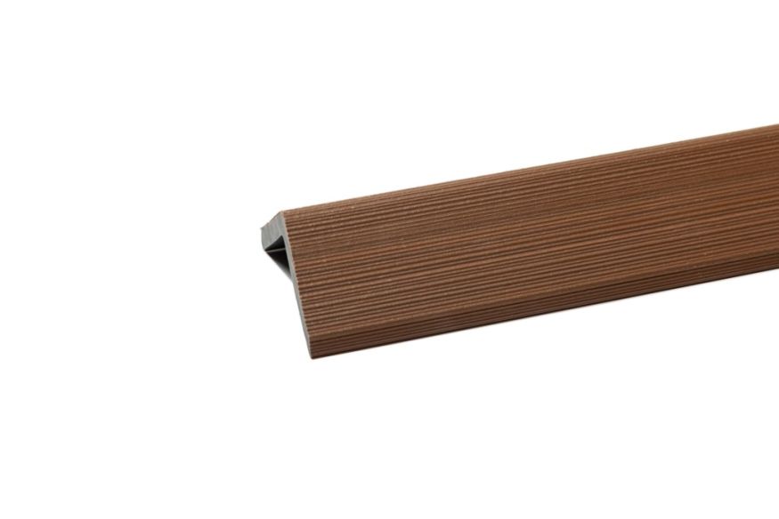 Уголок торцевой Ecodecking Скай коэкструзия Тик купить в Белгороде