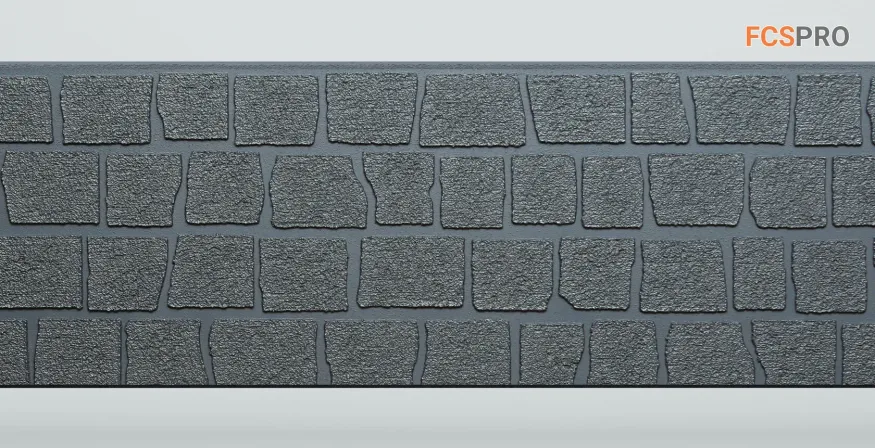 Фиброцементные панели FCS Simple АА2 (под камень) купить в Белгороде