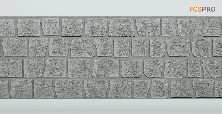 Фиброцементные панели FCS Simple АА2 (под камень) купить в Белгороде