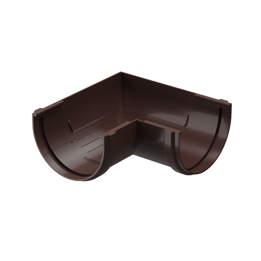 Угол желоба универсальный 90°, Docke Standard, Цвет: тёмно-коричневый купить в Белгороде