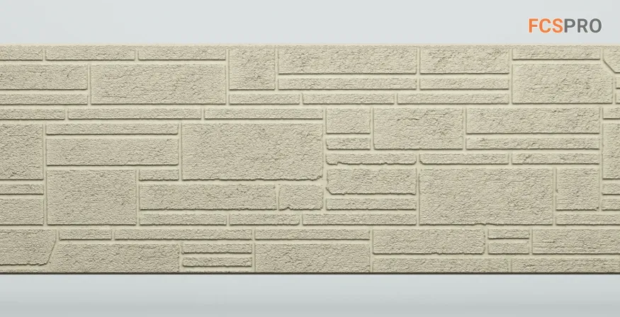 Фиброцементные панели FCS Simple АА3 (под камень) купить в Белгороде