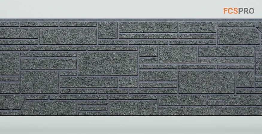 Фиброцементные панели FCS Simple АА3 (под камень) купить в Белгороде