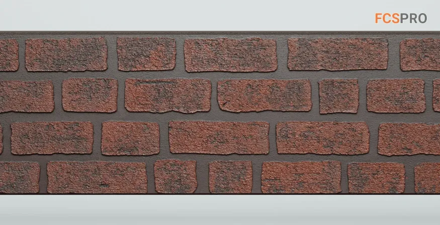 Фиброцементные панели FCS Simple АА4 (под кирпич) купить в Белгороде