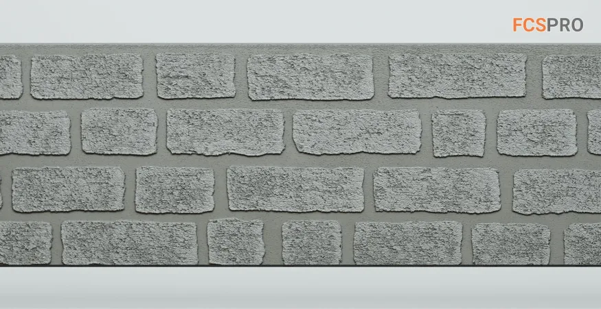 Фиброцементные панели FCS Simple АА4 (под кирпич) купить в Белгороде