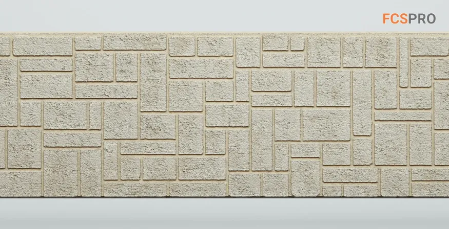 Фиброцементные панели FCS Simple АА5 (под камень) купить в Белгороде