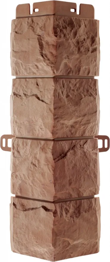 Угол наружный Альта-Профиль, Фагот ЭКО, Терракотовый купить в Белгороде