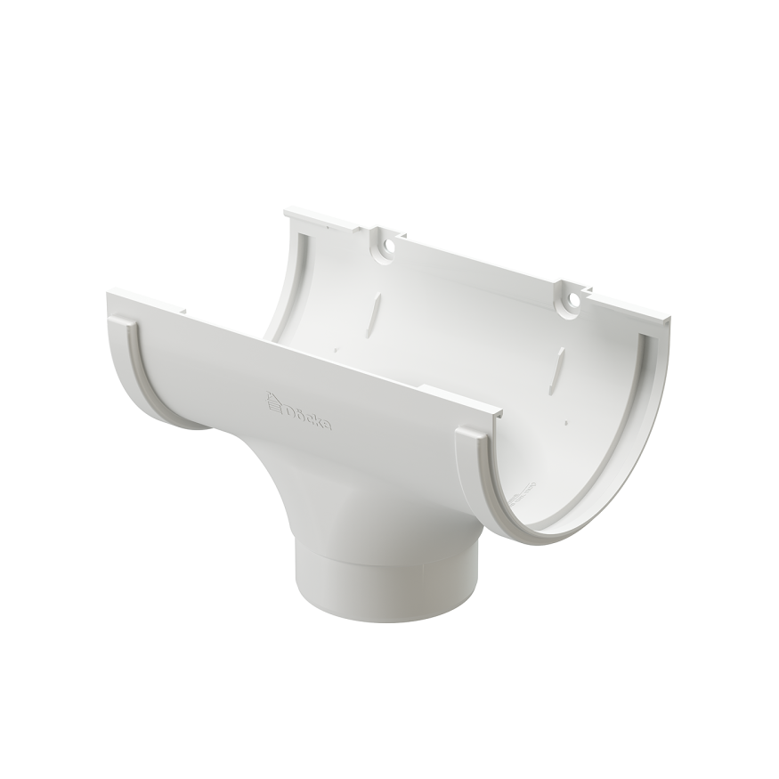 Воронка водосточная Docke Standard, белая купить в Белгороде