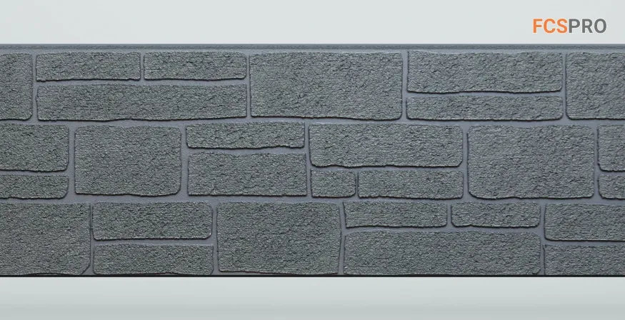 Фиброцементные панели FCS Simple АА6 (под камень) купить в Белгороде