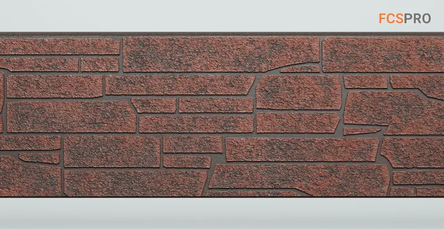 Фиброцементные панели FCS Simple АА7 (под камень) купить в Белгороде