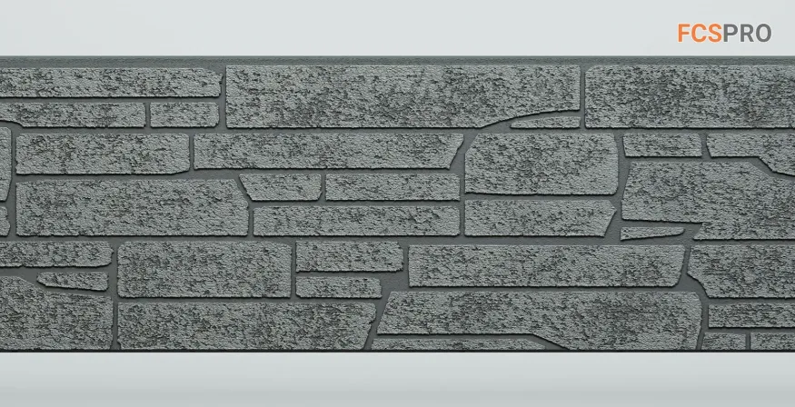 Фиброцементные панели FCS Simple АА7 (под камень) купить в Белгороде