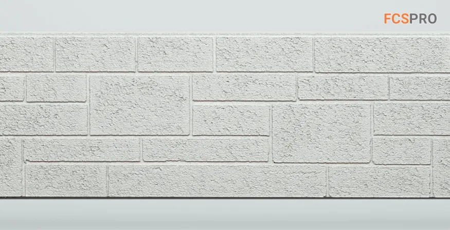 Фиброцементные панели FCS Simple АА8 (под кирпич) купить в Белгороде