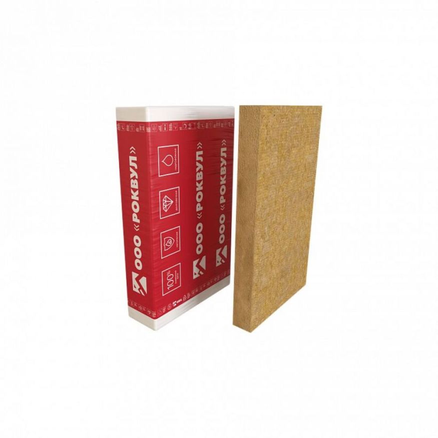 Утеплитель Rockwool ФАСАД БАТТС Оптима 150х600х1200/2шт/1.44м2/0.216м3 (32упак/палл) Rockwool купить в Белгороде