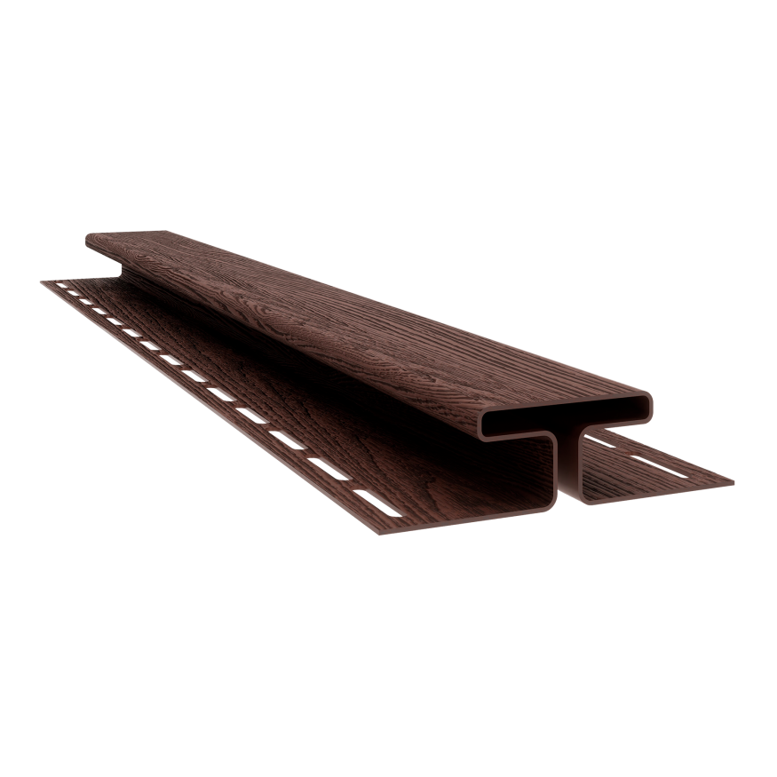 H-профиль соединительный Технониколь Фактур, Орех купить в Белгороде