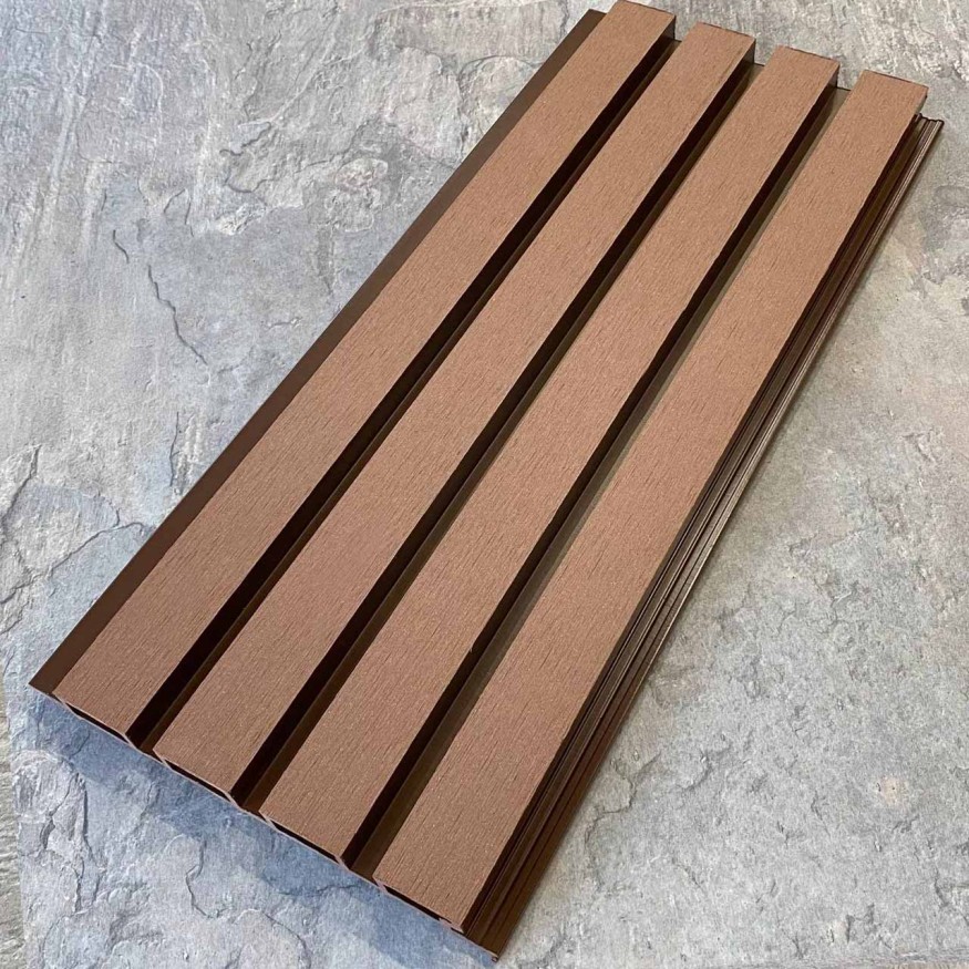 Фасадная реечная панель EasyDecking, Wood-X, Коричневый купить в Белгороде