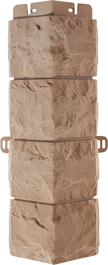 Угол наружный Альта-Профиль, Фагот ЭКО, Бежевый купить в Белгороде