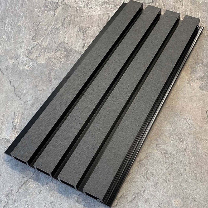 Фасадная реечная панель EasyDecking, Wood-X, Черное дерево купить в Белгороде