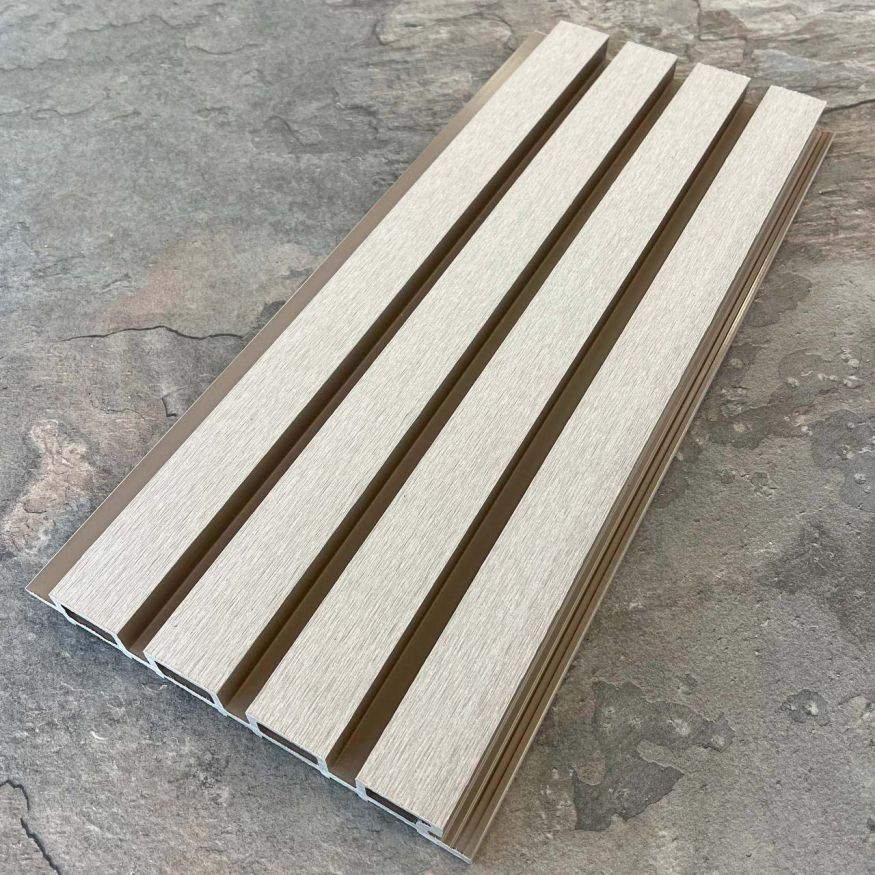 Фасадная реечная панель EasyDecking, Wood-X, Бежевый купить в Белгороде
