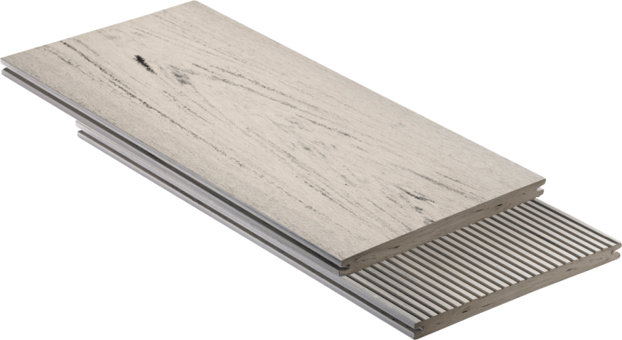 Террасная доска Bruggan Multicolor 160мм Белый дым купить в Белгороде