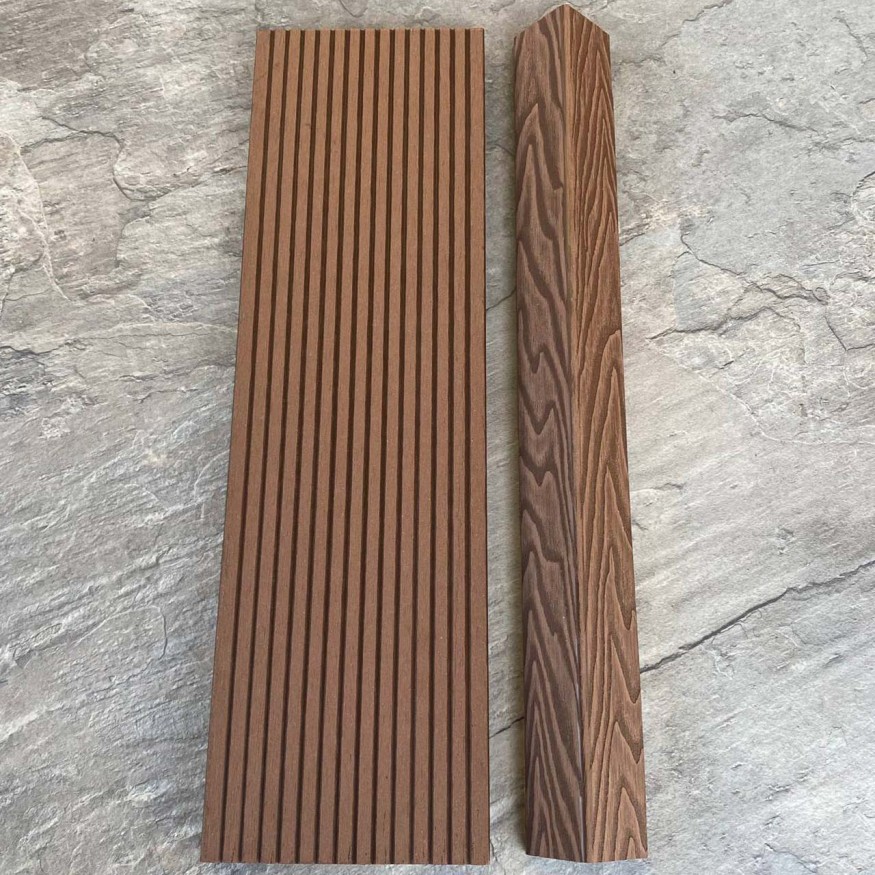 Террасная доска ДПК EasyDecking, Wood-X, Коричневый купить в Белгороде