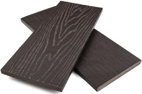 Полнотелая заборная доска ДПК NanoWood цвета Венге купить в Белгороде