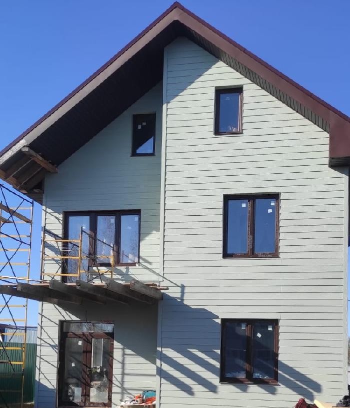 Фиброцементный сайдинг 190x3000x8мм Белый минерал RAL 9003 купить в Белгороде