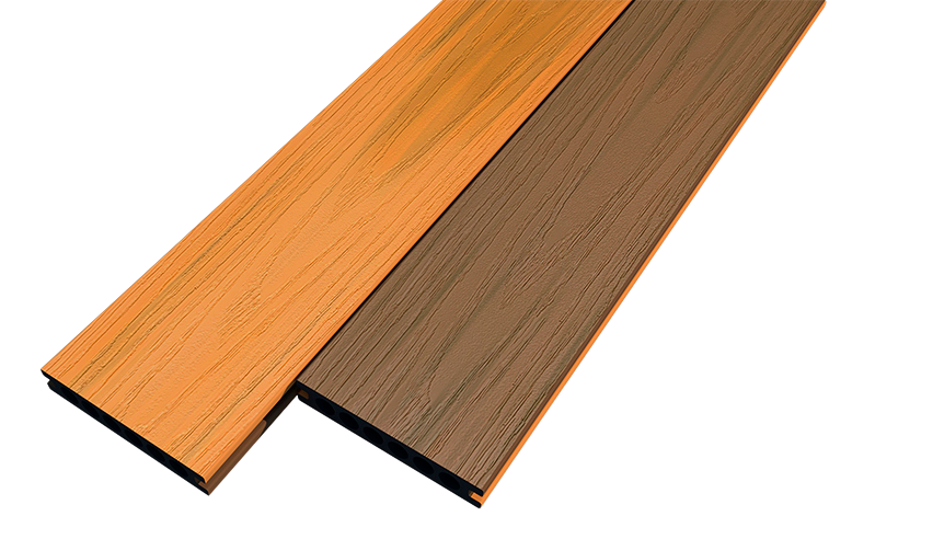 Teak / Latte | Двухсторонняя террасная доска WOODVEX Dual купить в Белгороде