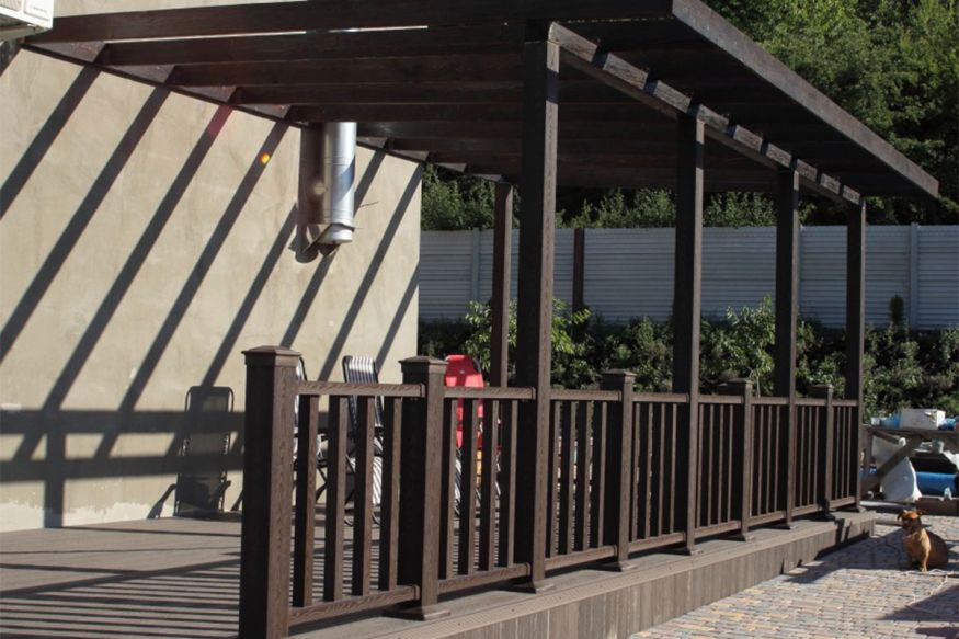 Комплект ограждения Holzhof Венге купить в Белгороде