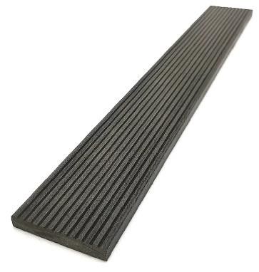 Декоративная торцевая планка NanoWood в цвете антрацит купить в Белгороде