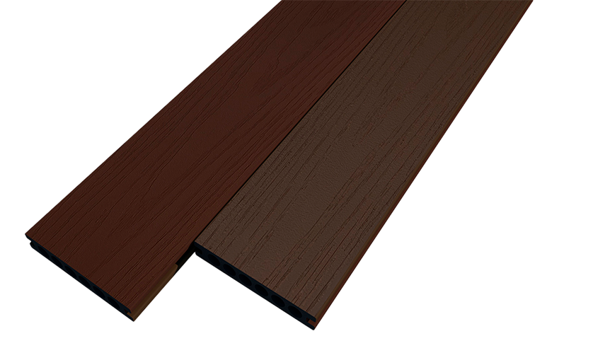Mahogany / Milk Chocolate | Двухсторонняя террасная доска WOODVEX Dual купить в Белгороде