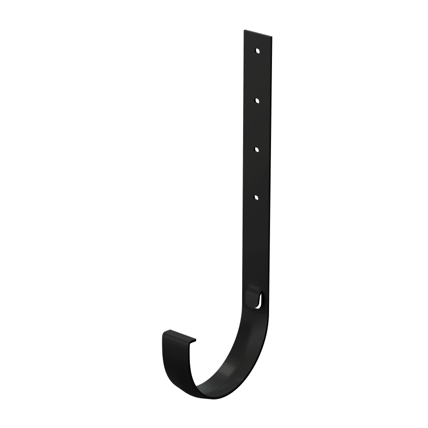 Металлический кронштейн для желоба Docke Premium, Карбон купить в Белгороде