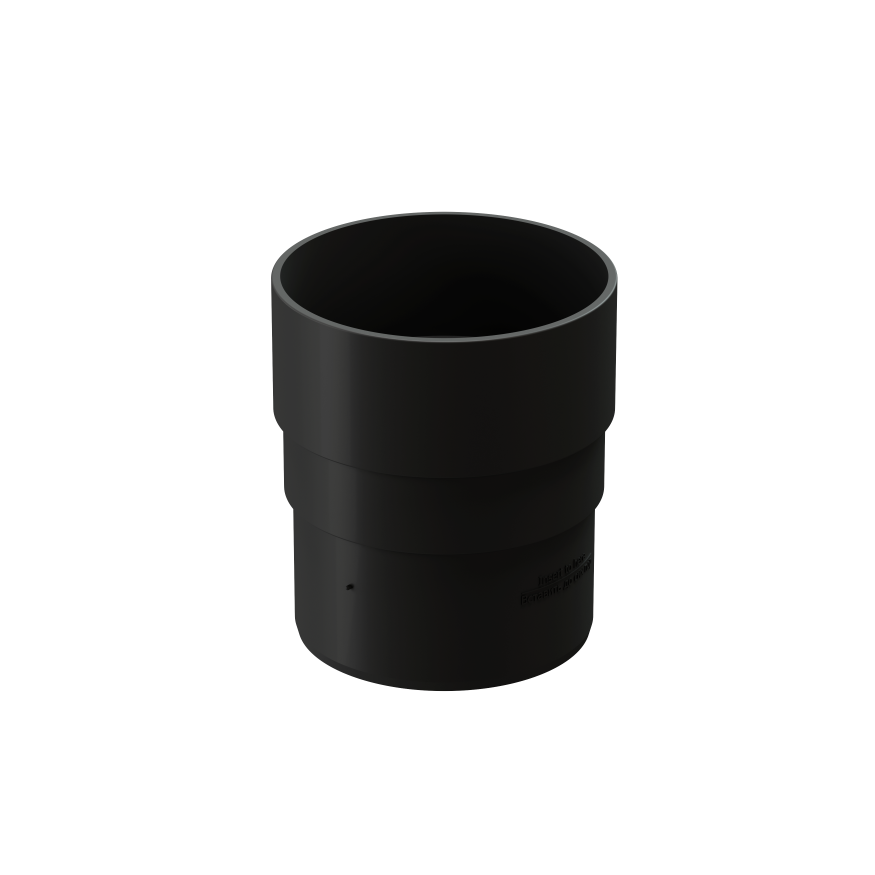 Соединительная муфта для водостока Docke Premium, Карбон купить в Белгороде