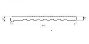 Ступени из ДПК WOODVEX Select Графит купить в Белгороде