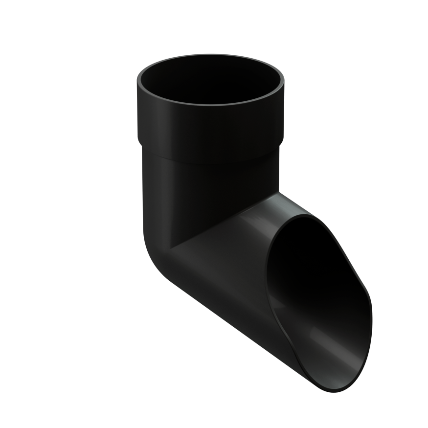 Наконечник для водосточной трубы Docke Premium, Карбон купить в Белгороде