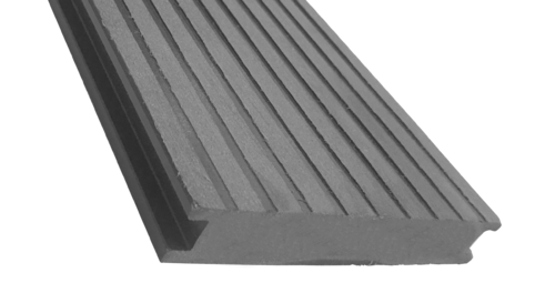 Террасная доска ECODECKING Premium из ДПК в сером цвете купить в Белгороде