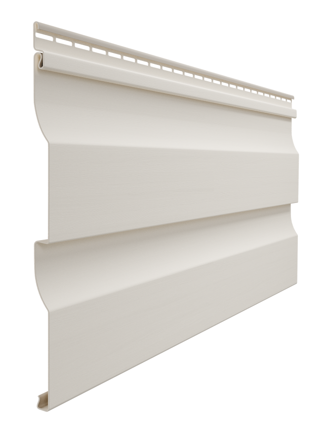 Виниловый сайдинг Docke, Корабельный брус D4.5D, Пломбир купить в Белгороде