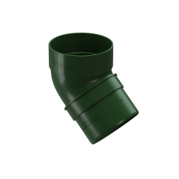 Водосточное колено 45˚ Docke Standard, цвет зелёный