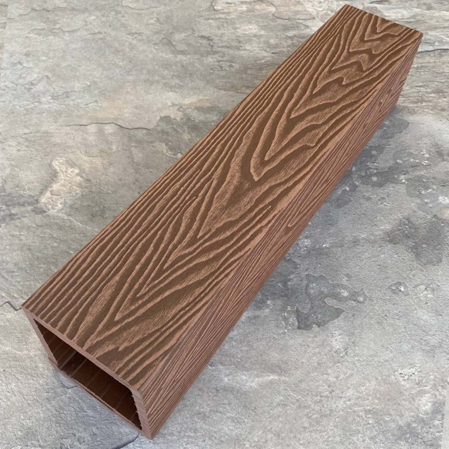 Столб для ограждения из ДПК EasyDecking, Wood-X, Коричневый купить в Белгороде