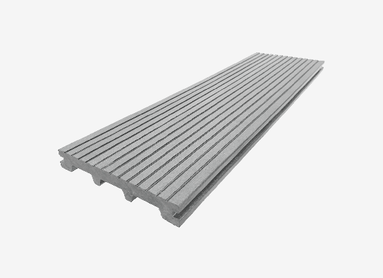 Террасная доска из ДПК RusDecking Unodeck Titanio - Цвет Серый купить в Белгороде