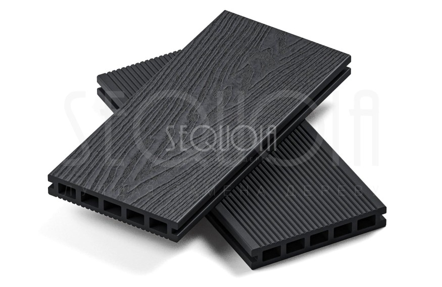 Доска террасная ДПК 3D SEQUOIA Evolution WOOD BLACK купить в Белгороде