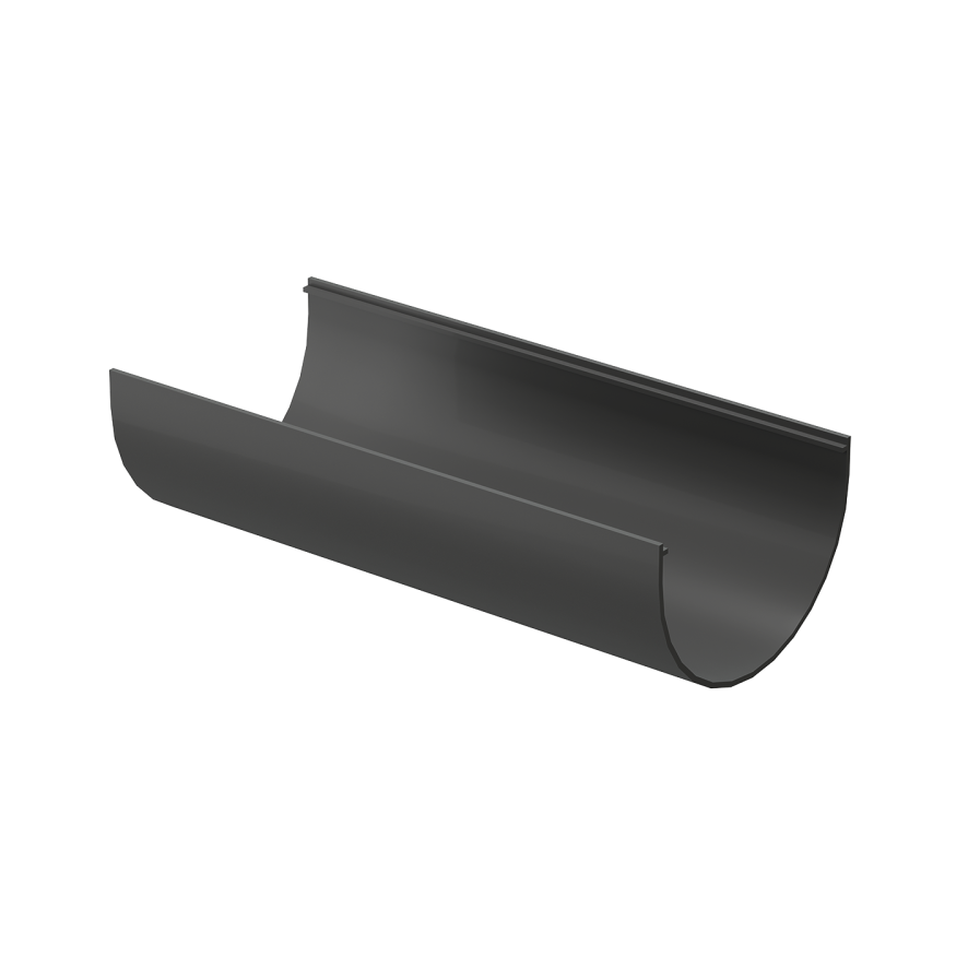 Водосточный желоб 3 м, Docke Premium, Цвет графит купить в Белгороде