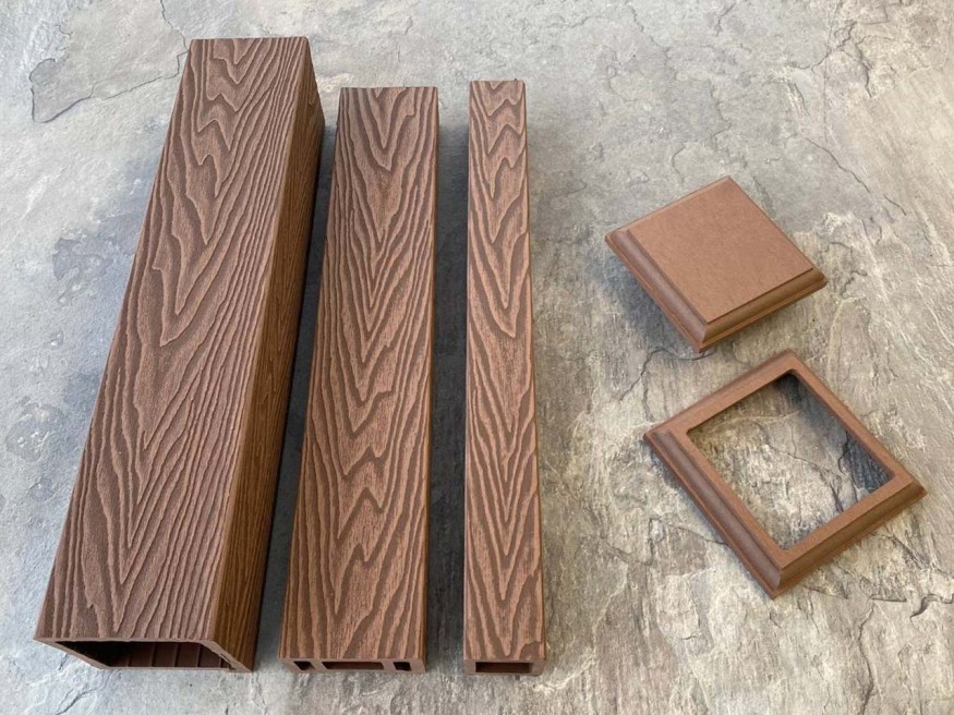 Перила для ограждений из ДПК EasyDecking, Wood-X, Коричневый купить в Белгороде