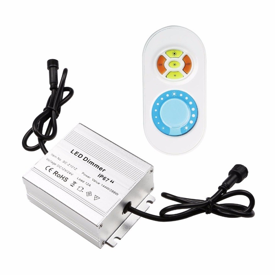 LED Диммер IP67 с дистанционным управлением до 60W Woodvex купить в Белгороде