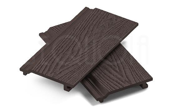 Доска фасадная ДПК 3D SEQUOIA Evolution WOOD BROWN купить в Белгороде