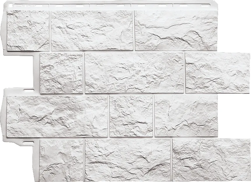 Фасадная панель Альта-Профиль, Туф ЭКО, Белый купить в Белгороде