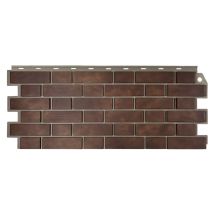 Фасадная панель FineBer, Кирпич облицовочный 3D, Керамический-чёрный