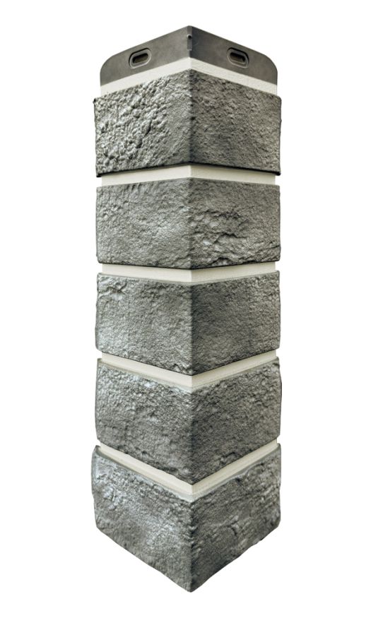 Угол наружный Grand Line, Состаренный кирпич Design Plus, Гранит (Белый шов) купить в Белгороде