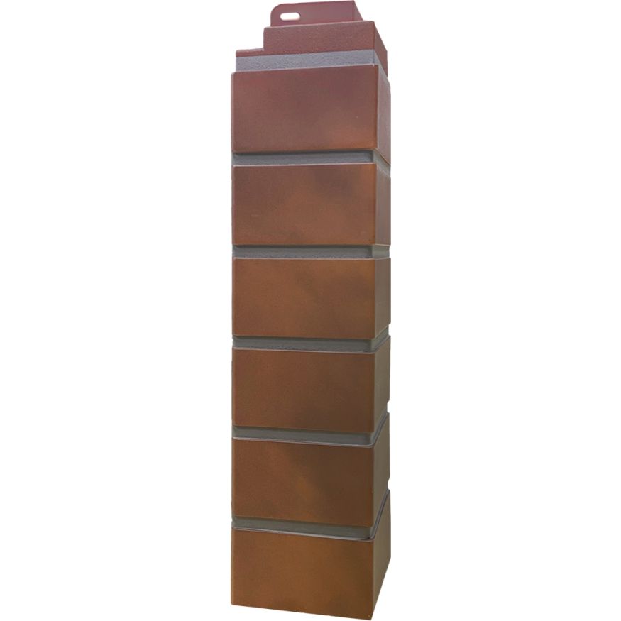 Угол наружный Кирпич облицовочный 3D, Керамический-чёрный купить в Белгороде