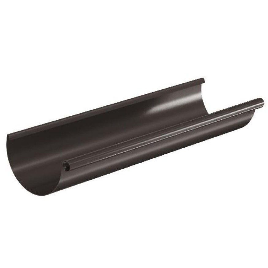 Водосточный желоб Aquasystem RR 32, тёмно-коричневый, 3.00 м, 125/90 купить в Белгороде