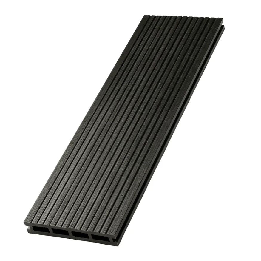 Террасная доска ДПК NanoWood New 3D тиснение + вельвет Графит купить в Белгороде