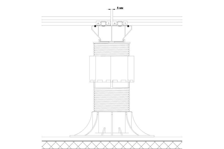 Лага Алюминий Holzhof HILST JOIST стыковочная PRO MAX купить в Белгороде